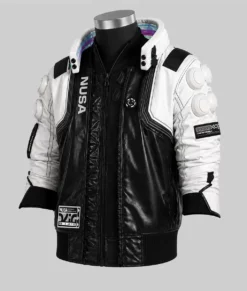 Cyberpunk 2077 White Nusa Jacket-Side