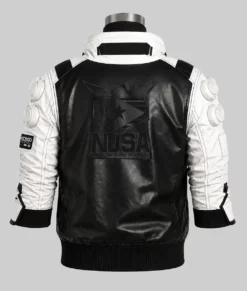 Cyberpunk 2077 White Nusa Jacket-Back