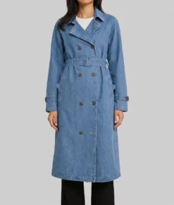 Falling 2026 Rakie Ayola Denim Trench Coat-Front