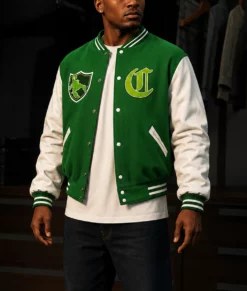 Grand Theft Auto V Franklin Clinton Bomber Jacket-Front