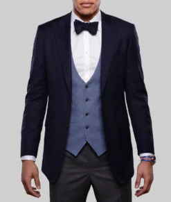 Kevin Knox Navy Blue Blazer-Front