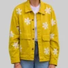 The Four Seasons S02 Kerri Kenney Daisy Print Yellow Jacket-Front