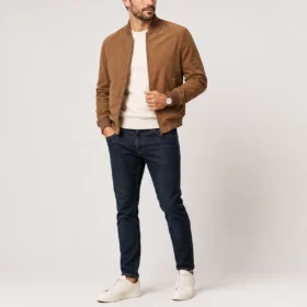 how to style suede jacket men