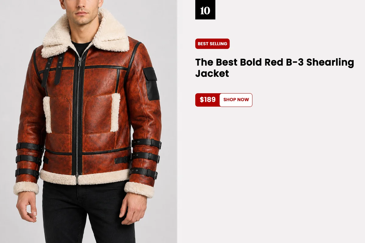 best shearling jacket for winter