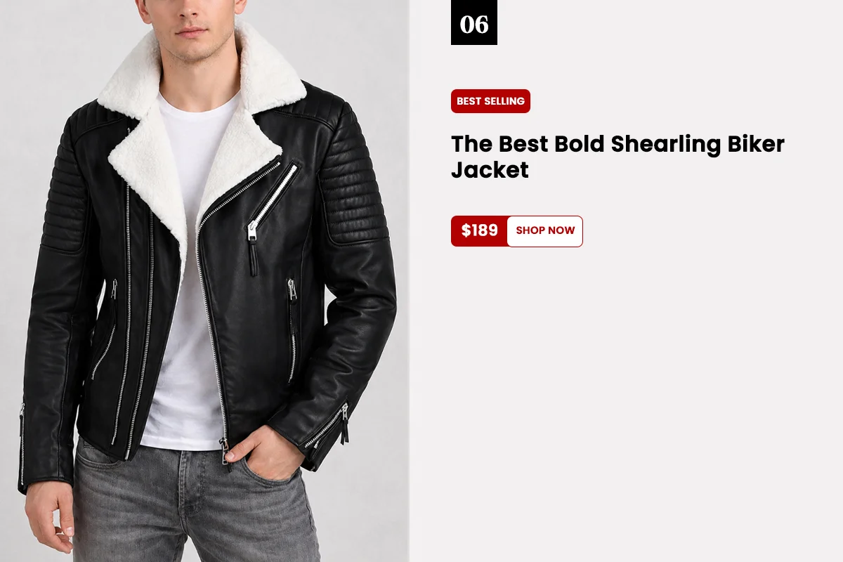 best shearling jacket for winter