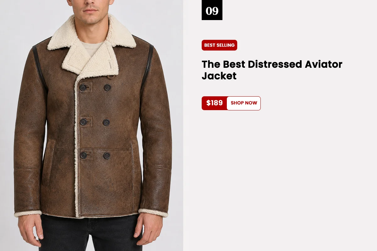 best shearling jacket for winter