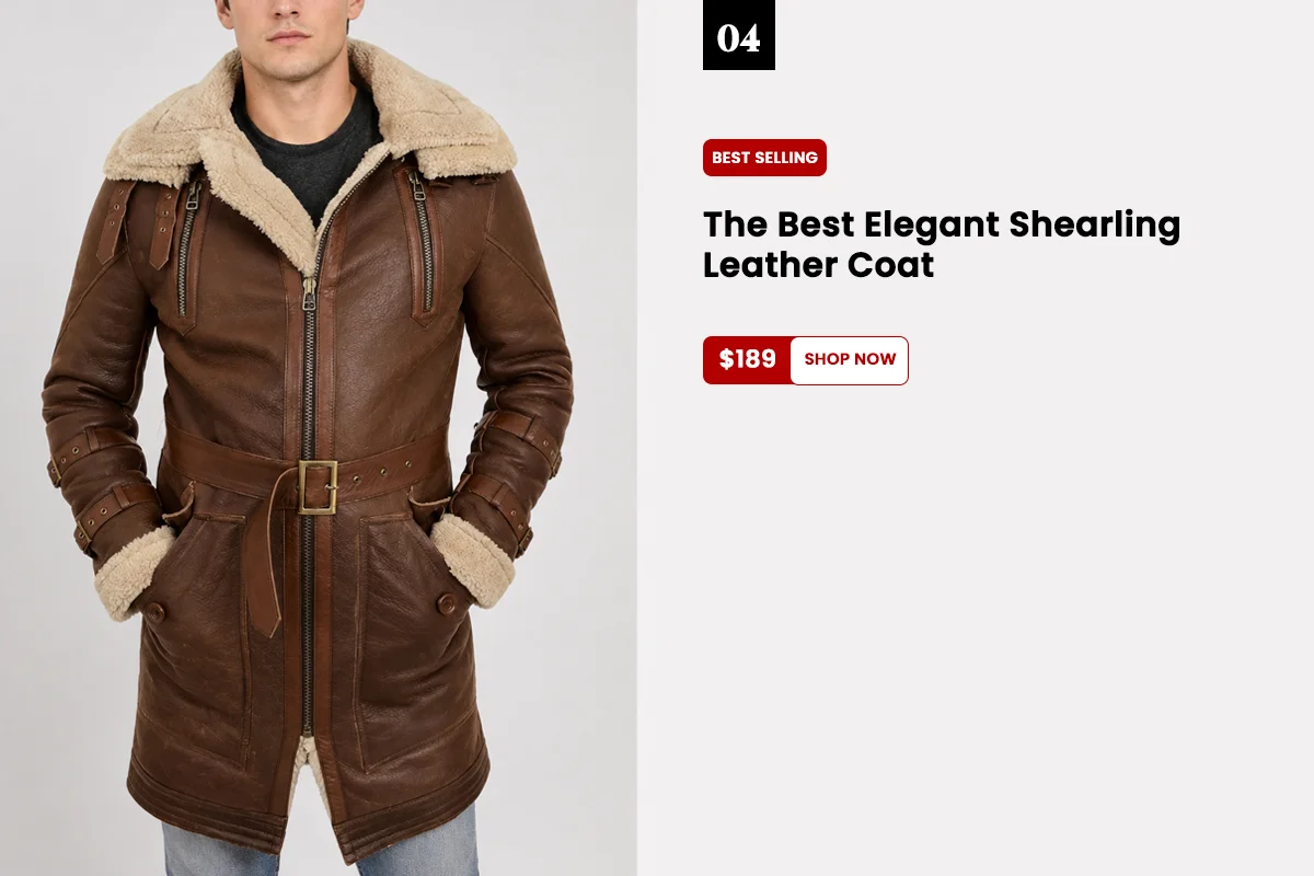 best shearling jacket for winter