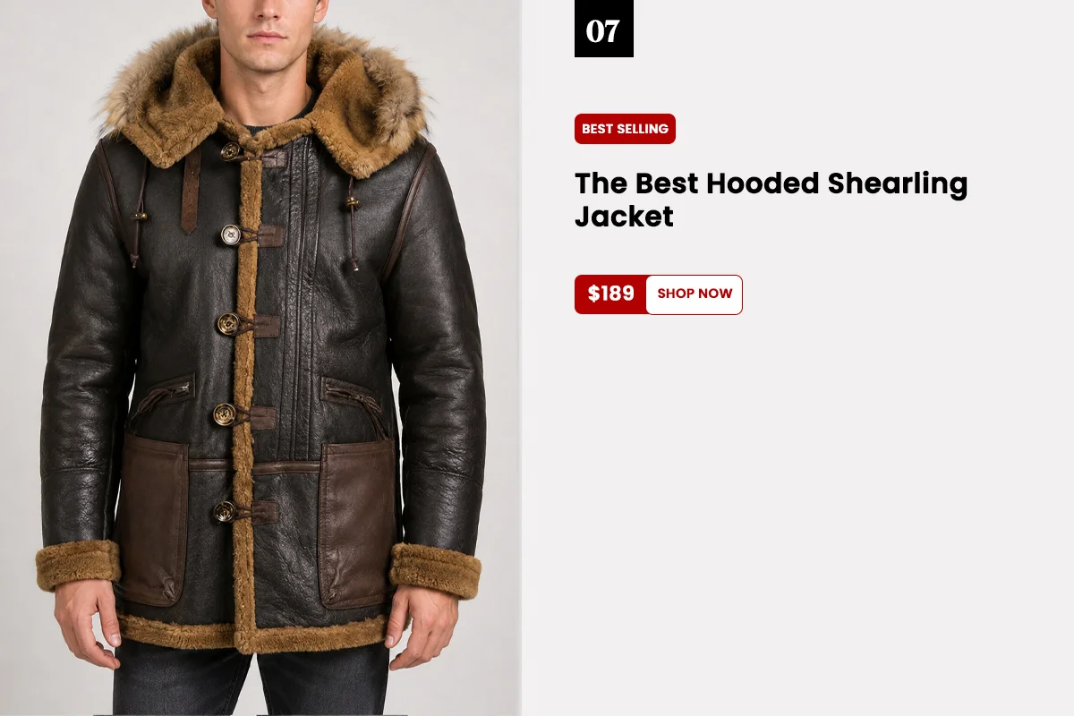 best shearling jacket for winter