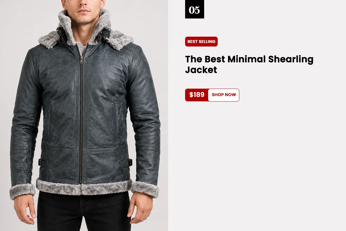 best shearling jacket for winter