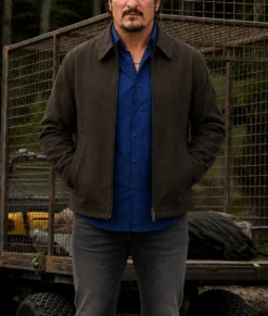 Anna Pigeon Kim Coates Brown Jacket-Front