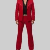 Bruno Risk It All Western Style Red Suit-Front
