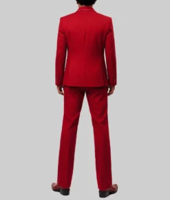 Bruno Risk It All Western Style Red Suit-Back