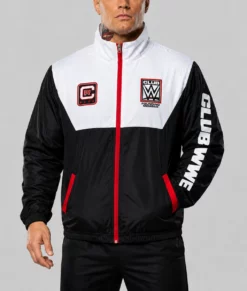 Cody Rhodes 2026 Black & White Track Jacket-Front