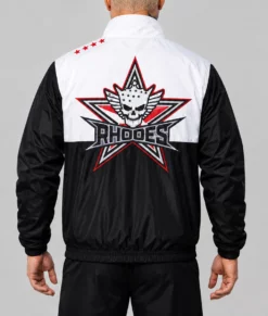 Cody Rhodes 2026 Black & White Track Jacket-Back
