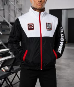 Cody Rhodes 2026 Black & White Track Jacket-Front