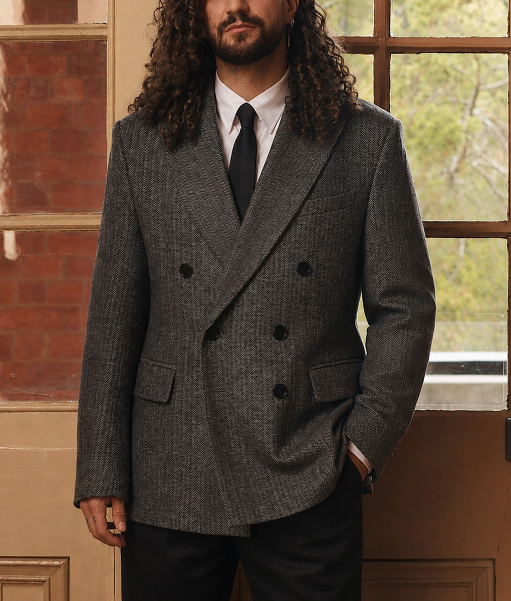 Dancing with the Stars The Next Pro Mark Ballas Grey Blazer-Front