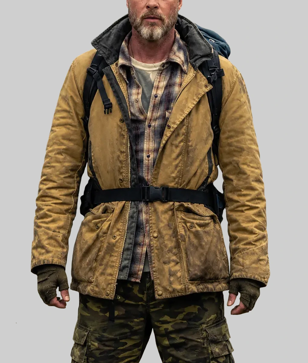 Heart of the Beast Brad Pitt Cotton Jacket-Front