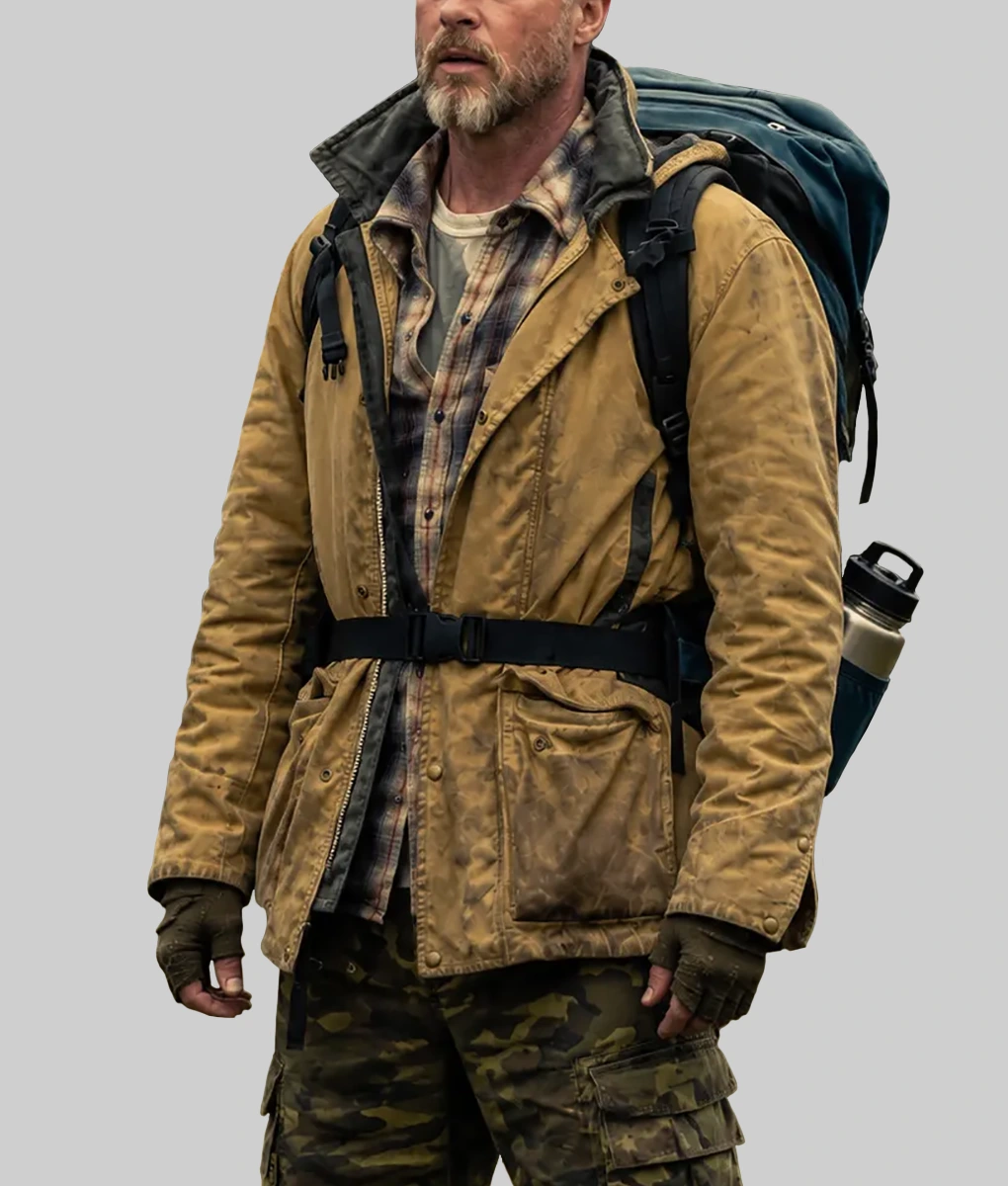 Heart of the Beast Brad Pitt Cotton Jacket-Side