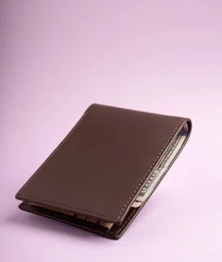 Men’s Brown And Beige Card Holder Wallet