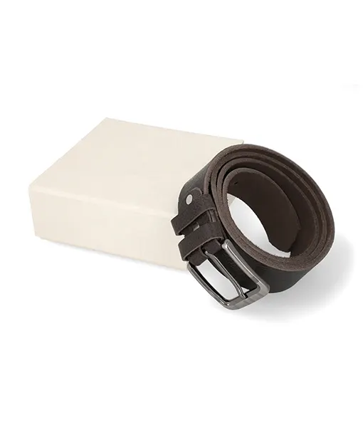 Men’s Dark Brown Leather Belt