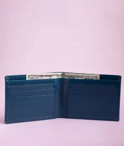 Men’s Royal Blue Classic Leather Wallet