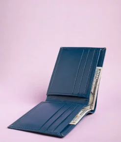 Men’s Royal Blue Classic Leather Wallet