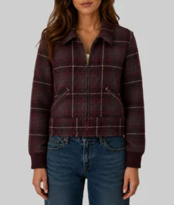 Ransom Canyon Minka Kelly Plaid Wool Jacket-Front