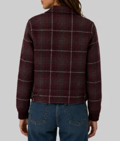 Ransom Canyon Minka Kelly Plaid Wool Jacket-Back