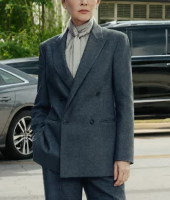 Special Ops Lioness Nicole Kidman Grey Blazer-Front