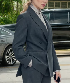 Special Ops Lioness Nicole Kidman Grey Blazer-Side