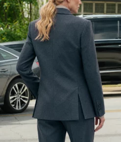 Special Ops Lioness Nicole Kidman Grey Blazer-Back
