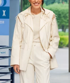 The Cheap Seats S06 Melanie Bracewell Deconstructed Blazer-Front