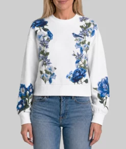 The Young And The Restless Sharon Case Floral Print Sweatshirt-Front