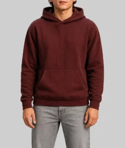 Tom Holland Burgundy Hoodie-Front