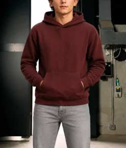 Tom Holland Burgundy Hoodie-Front