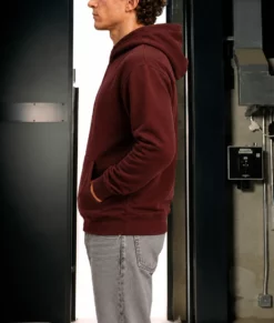 Tom Holland Burgundy Hoodie-Side