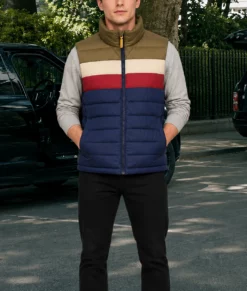 Tom Holland Retro Stripe Vest-Front