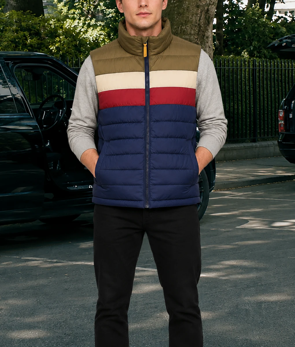 Tom Holland Retro Stripe Vest-Front