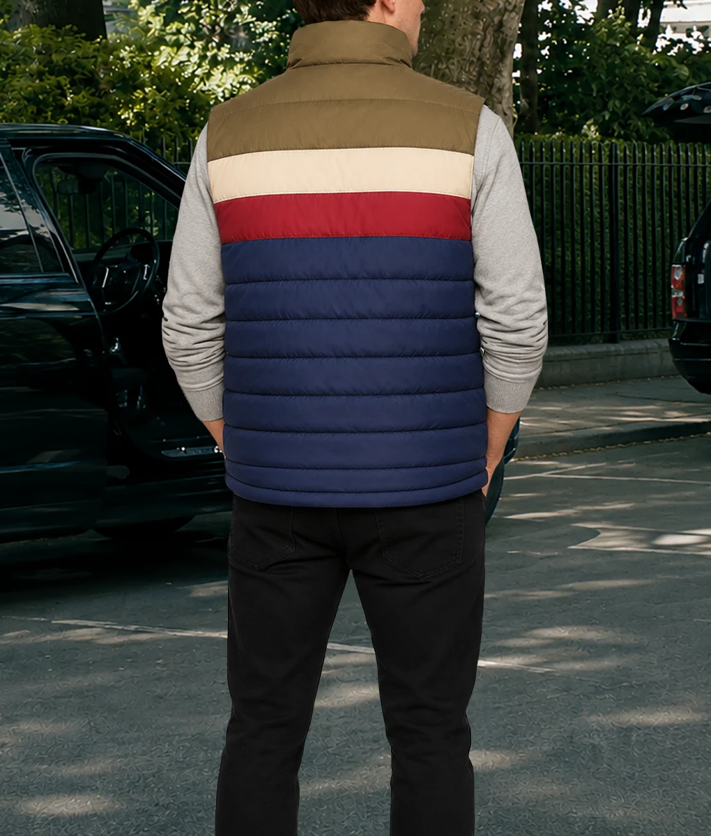 Tom Holland Retro Stripe Vest-Back
