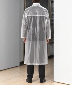 American Psycho Christian Bale Raincoat-Back