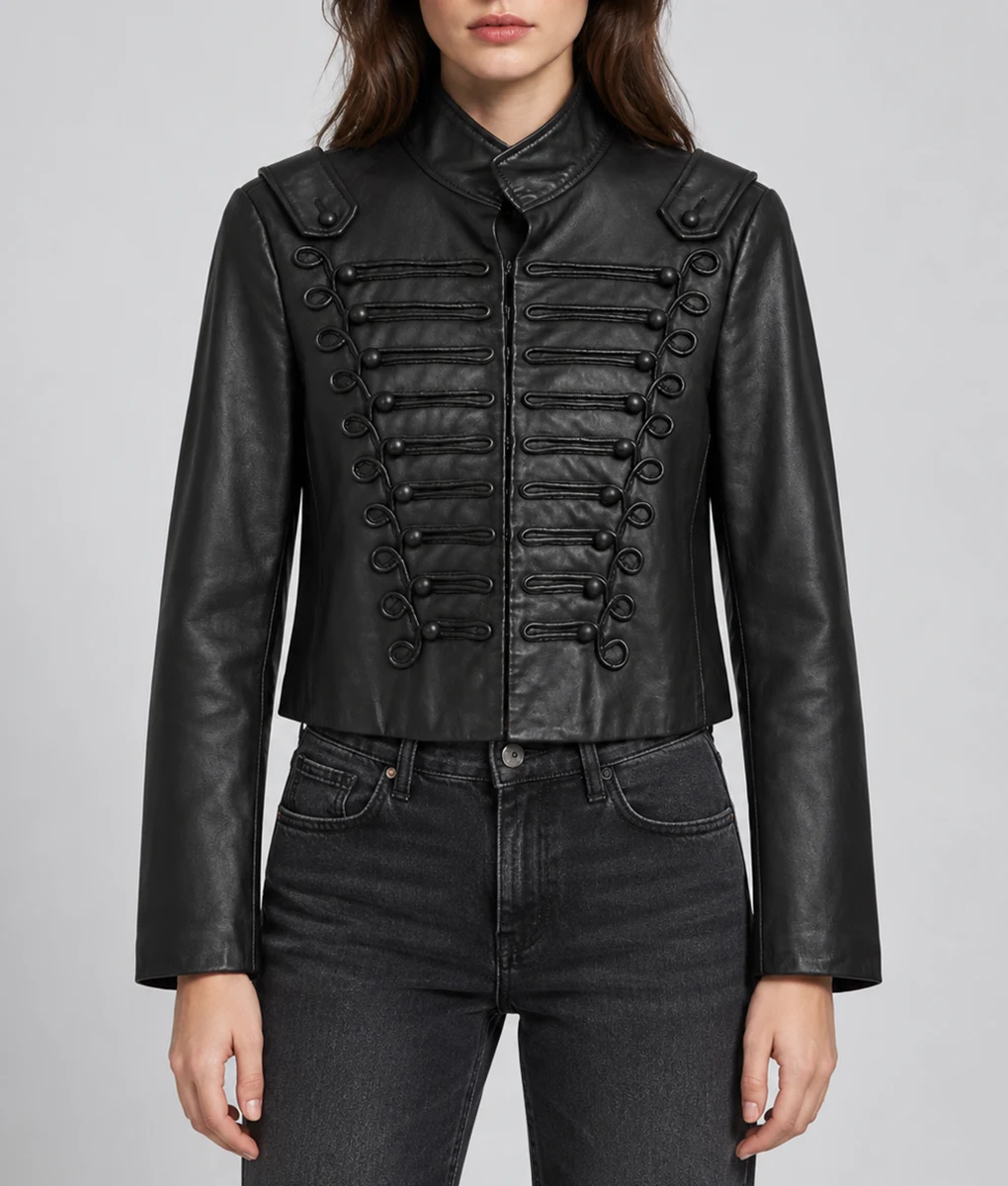 Coven Academy Malina Pauli Weissman Cropped Jacket-Front