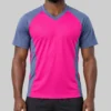 Frances Tiafoe Pink & Grey Tshirt-Front