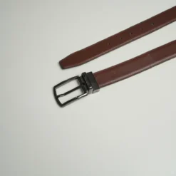 Mens Brown Classic Leather Belt