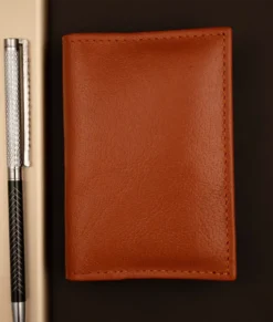 Men’s New Modern Brown Leather Wallet