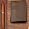 Men’s New Modern Dark Brown Leather Wallet