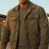 Reacher S04 Alan Ritchson Brown Corduroy Jacket-Front
