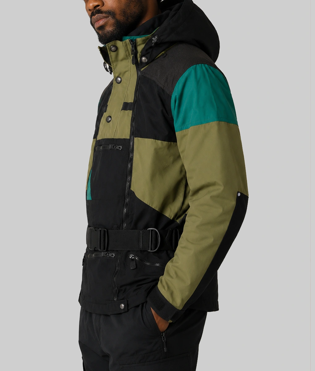 The Wrong Girls LaKeith Stanfield Green Jacket-Side