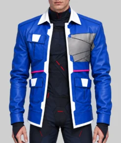 Cyberpunk Edgerunners 2 D Leather Jacket-Front