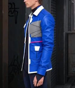 Cyberpunk Edgerunners 2 D Leather Jacket-Side