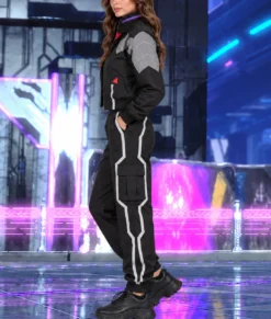 Cyberpunk Edgerunners Talia Yang Track Suit-Side